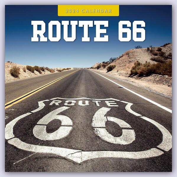 Route 66 Square Wall Calendar