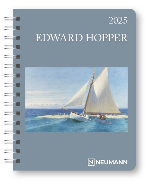 Edward Hopper 2025 - Diary - Buchkalender - Taschenkalender - Kunstkalender - 16,5x21,6