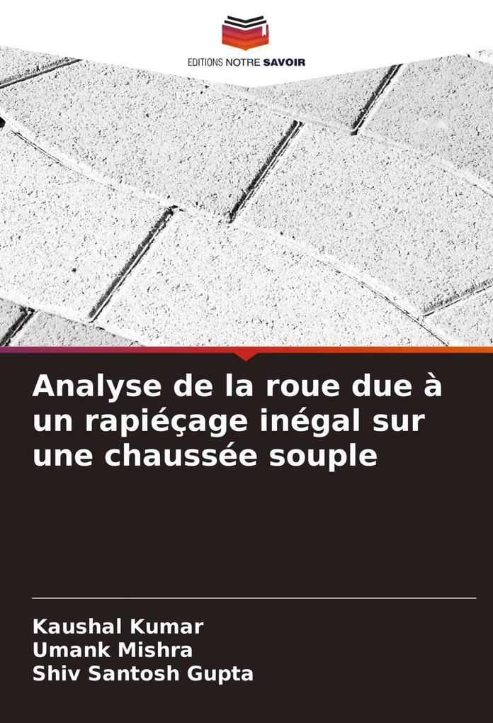 Analyse de la roue due à un rapiéçage inégal sur une chaussée souple