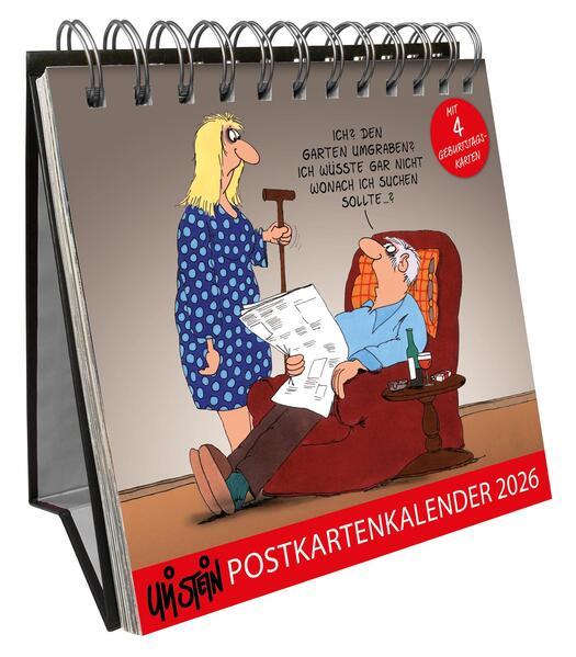 Uli Stein Postkartenkalender 2026