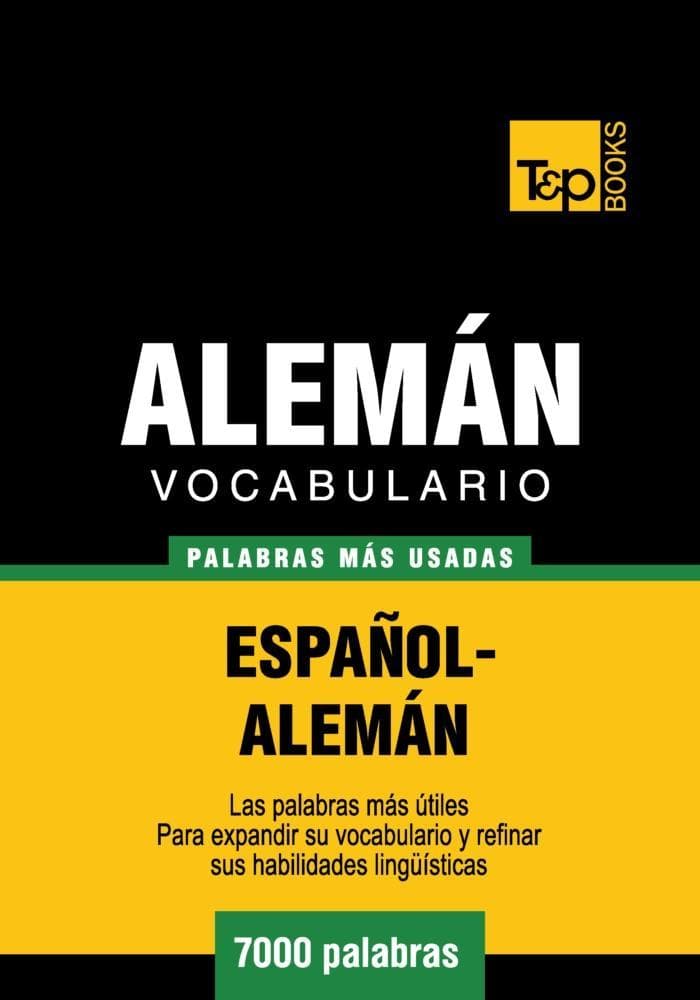 Vocabulario español-alemán - 7000 palabras más usadas