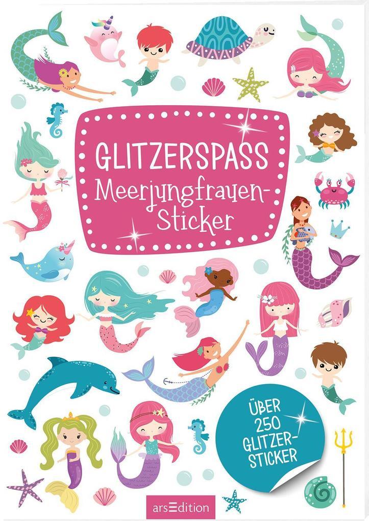 Glitzerspaß - Meerjungfrauen-Sticker