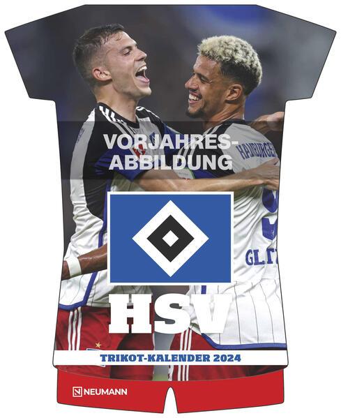 Hamburger SV 2025 - Trikotkalender - Fußball-Kalender - Fan-Kalender - 34,1x42