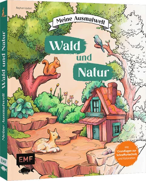 Meine Ausmalwelt: Wald und Natur