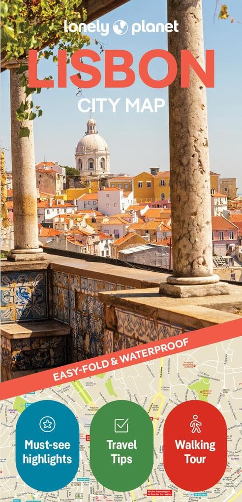 Lonely Planet Lisbon City Map