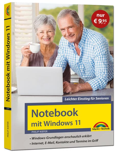 Notebook mit Windows 11 - Leichter Einstieg für Senioren