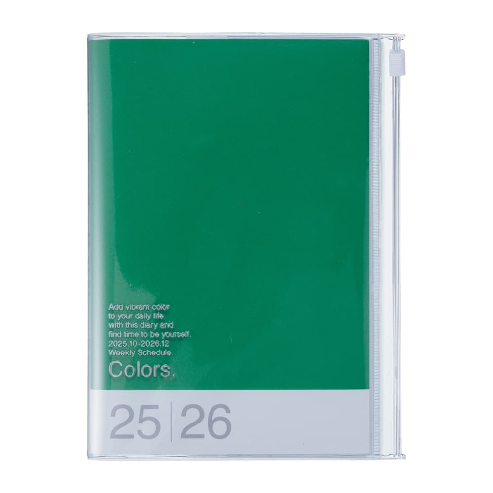 MARK'S 2025/26 Taschenkalender, B6 Colors, Green
