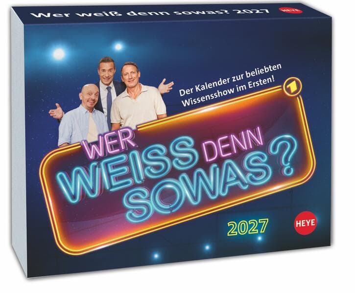 Wer weiß denn sowas? Tagesabreißkalender 2027