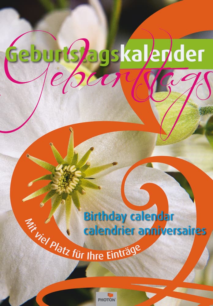 Blumen Geburtstags-Kalender