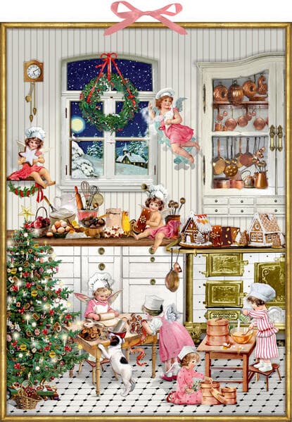 Zettel-Adventskalender - Nostalgische Weihnachtsbäckerei