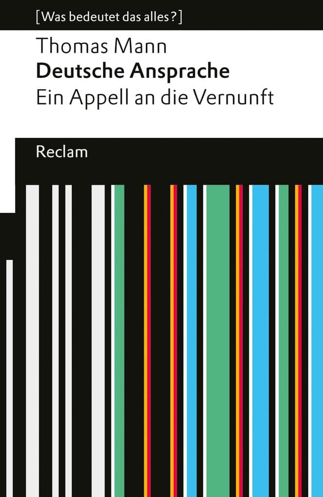 Deutsche Ansprache. Ein Appell an die Vernunft