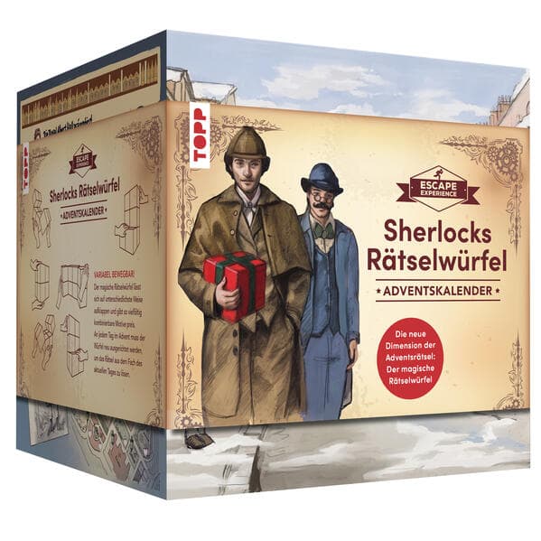 Escape Experience Adventskalender - Der magische Rätselwürfel: Sherlock Holmes und das mysteriöse Geschenk