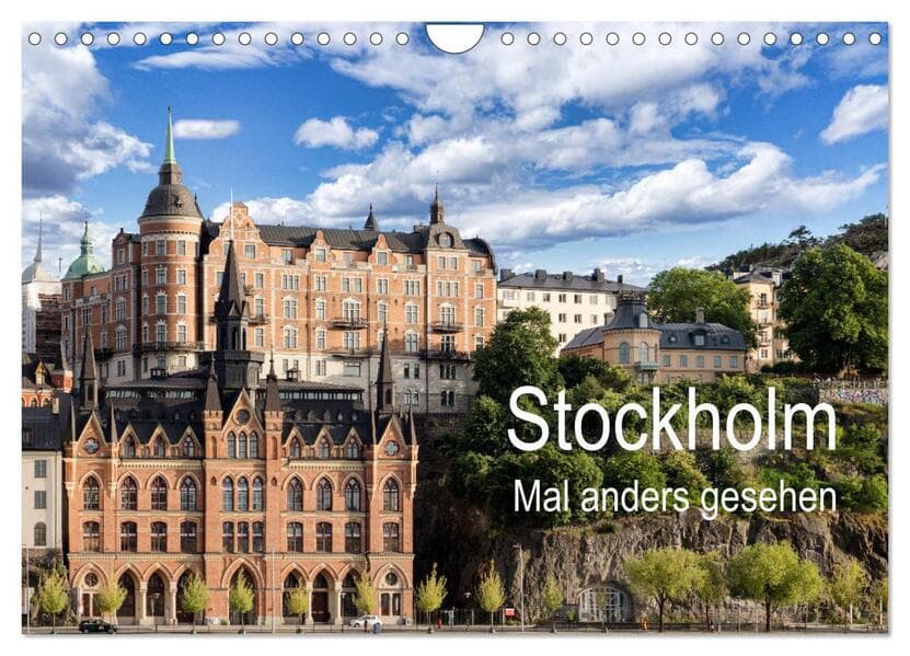 Stockholm - Mal anders gesehen (Wandkalender 2026 DIN A4 quer), CALVENDO Monatskalender