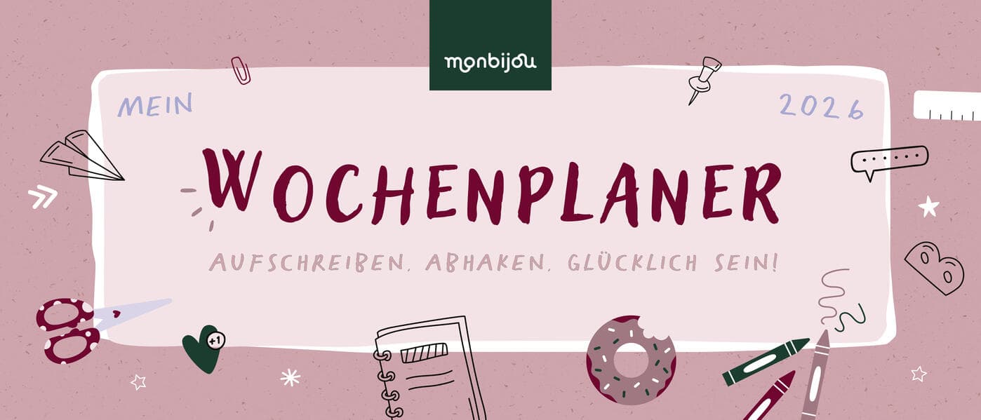 Mein Wochenplaner 2027: Aufschreiben, abhaken, glücklich sein!