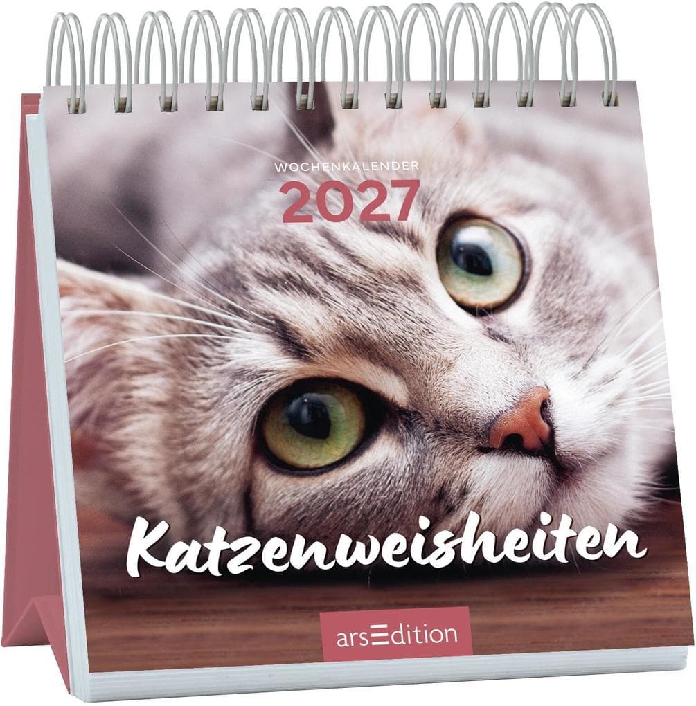 Mini-Wochenkalender Katzenweisheiten 2027
