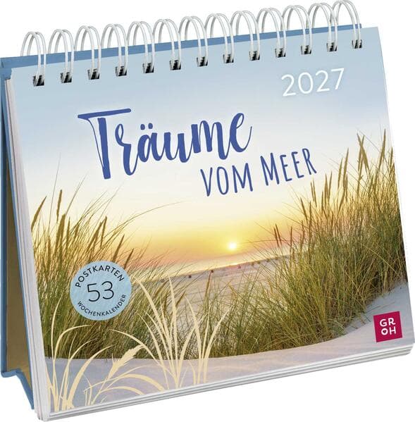Postkartenkalender 2027: Träume vom Meer