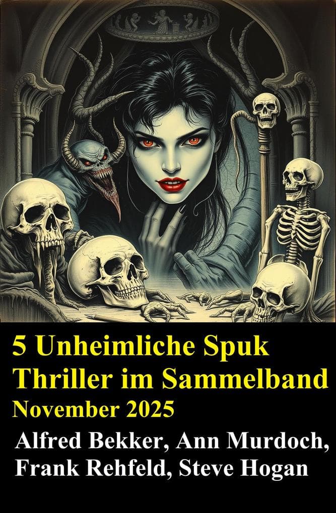 5 Unheimliche Spuk Thriller im Sammelband November 2025