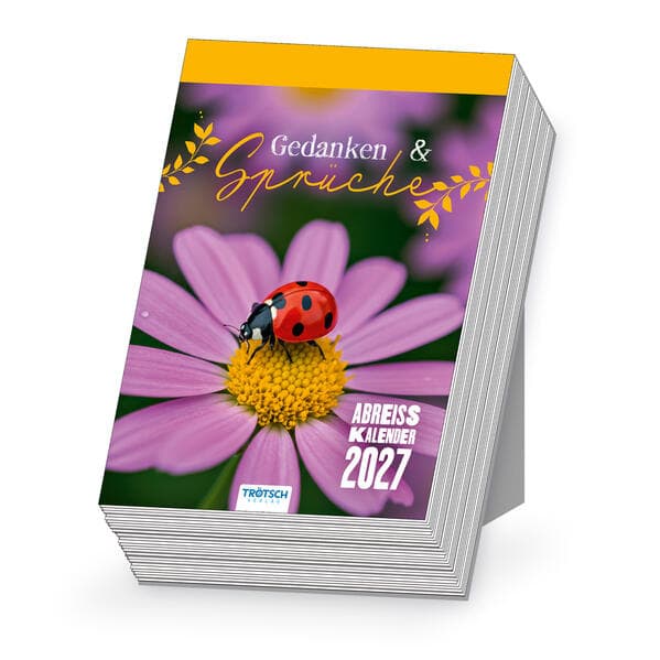 TRÖTSCH - Abreißkalender Gedanken und Sprüche 2027