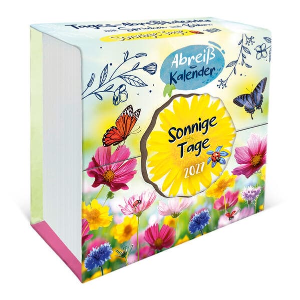 TRÖTSCH - Geschenkkalender Abreißkalender Sonnige Tage 2027