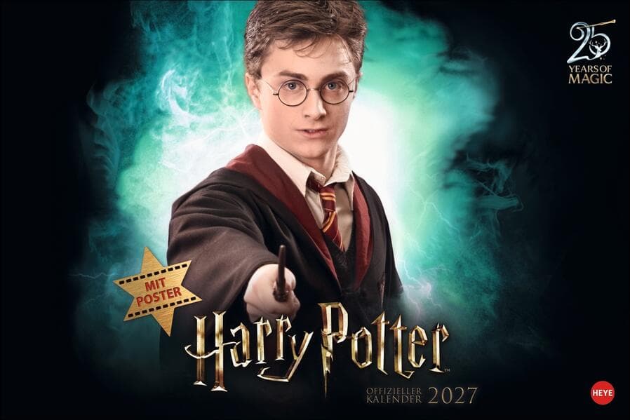 Harry Potter Broschur XL Kalender 2027