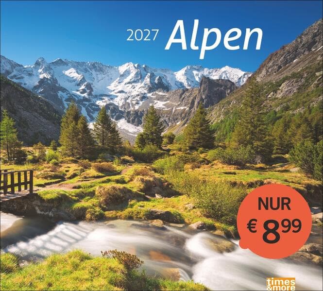 times&more Alpen Bildkalender 2027