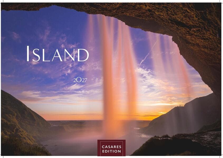 Island Kalender 2027 - Wandkalender | Fotokalender Naturkalender 24x35 cm - Hochwertiger . mit atemberaubenden Island-Landschaften