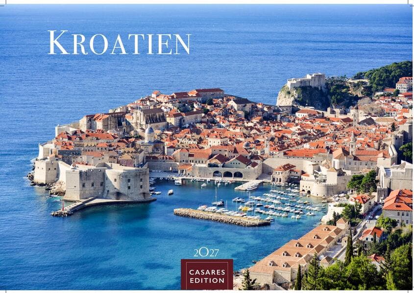 Kroatien Kalender 2027 - Wandkalender | Fotokalender Südeuropa 50x35cm | Entdecken Sie den schönsten Winkel Kroatiens mit unserem Kalender