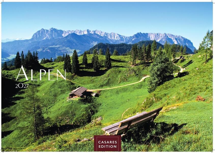 Alpen Kalender 2027 - Wandkalender | Fotokalender | Alpenkalender | Alpenländer 24x35cm - Hochwertiger . mit atemberaubenden Bergmotiven, Perfekt für Naturliebhaber & Bergfans"