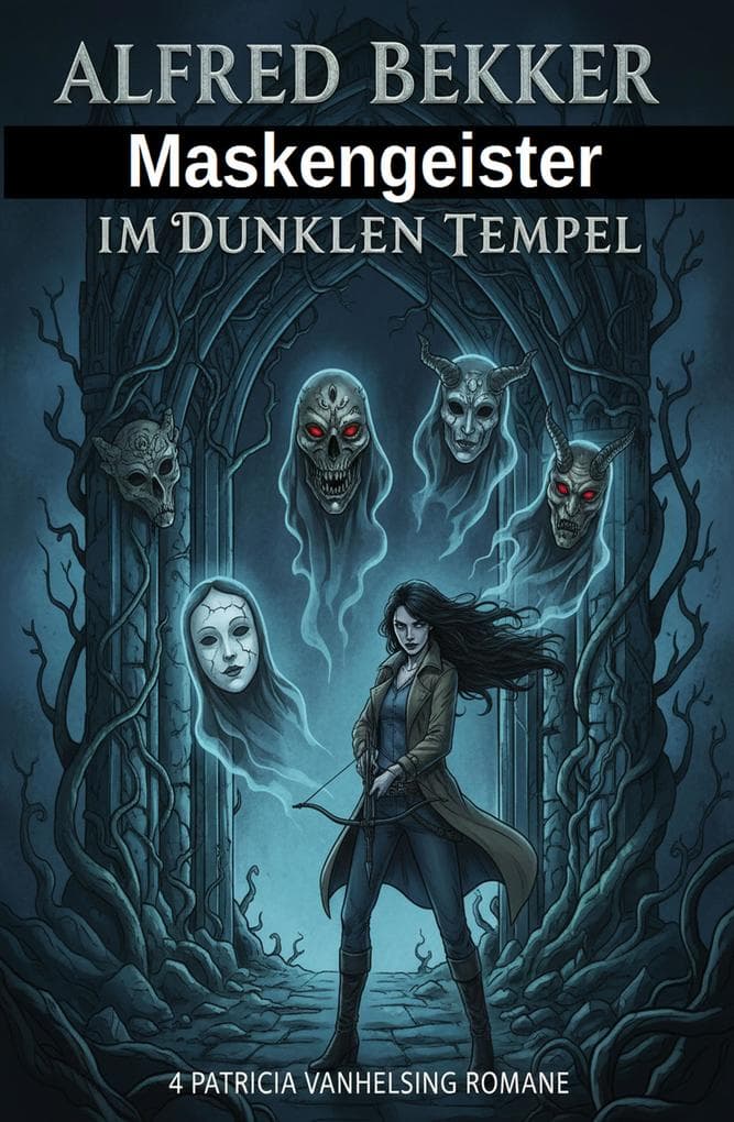 Maskengeister im dunklen Tempel: 4 Patricia Vanhelsing Romane