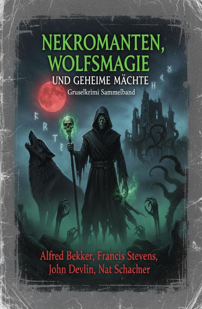 Nekromanten, Wolfsmagie und geheime Mächte: Gruselkrimi Sammelband
