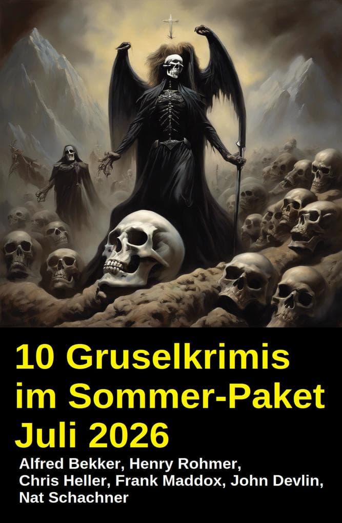 10 Gruselkrimis im Sommer-Paket Juli 2026